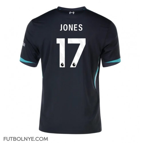 Camiseta Liverpool Curtis Jones #17 Visitante Equipación 2024-25 manga corta